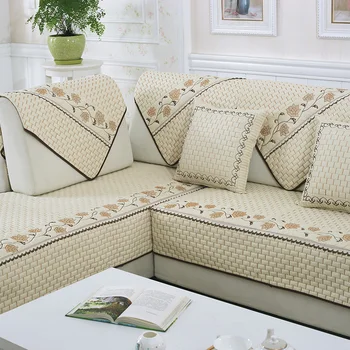 

100% cotton sofa towel four seasons sofa cover slip-resistant sofa towel fashion brief modern rustic
