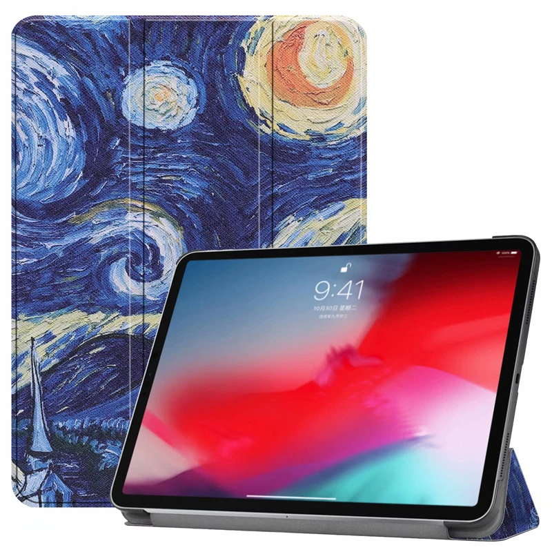 Деловой Чехол для iPad Pro, 11 дюймов, защита, авто пробуждение, режим сна, чехол для нового iPad Pro11, капа, Fundas, тонкая подставка, держатель