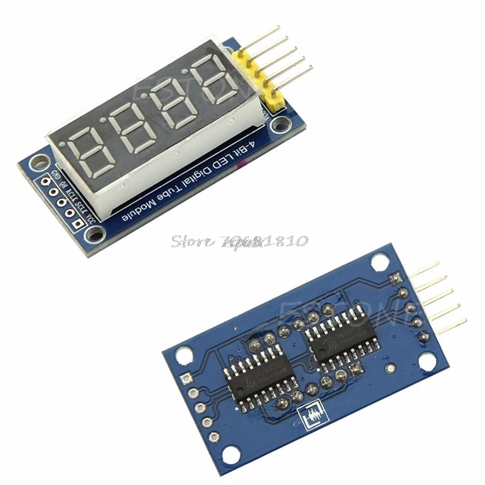 1 шт. Для 4 Бит Цифровой Трубки СВЕТОДИОДНЫЙ Дисплей Модуль Четыре Серийный для Arduino 595 Драйвер