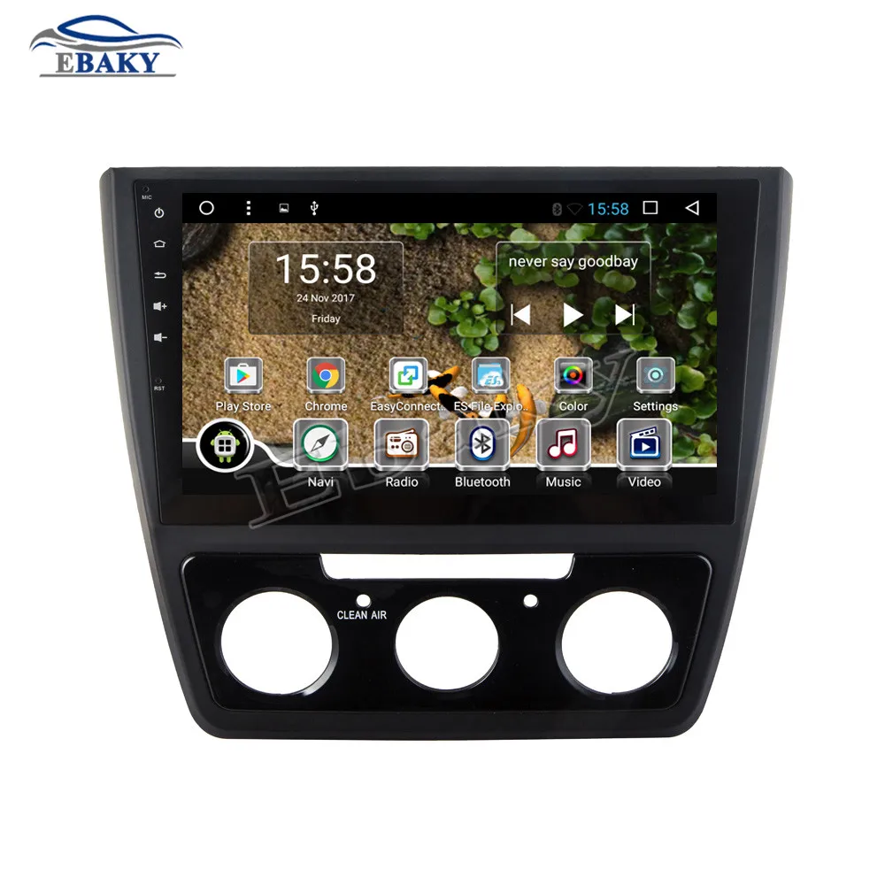 Perfect NaviTopia 10.1inch 1GB/2GB RAM Quad Core/Octa Core Android 7.1/8.1 Car DVD Radio for SKODA YETI 2016- with GPS/wifi/maps 1