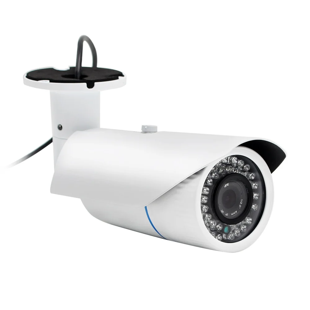 H.264 1mp HD 720 P IP Камера PoE Открытый IP66 сети 1280*720 Пуля безопасности CCTV Камера P2P ONVIF ночное видение 40 м ip Камера