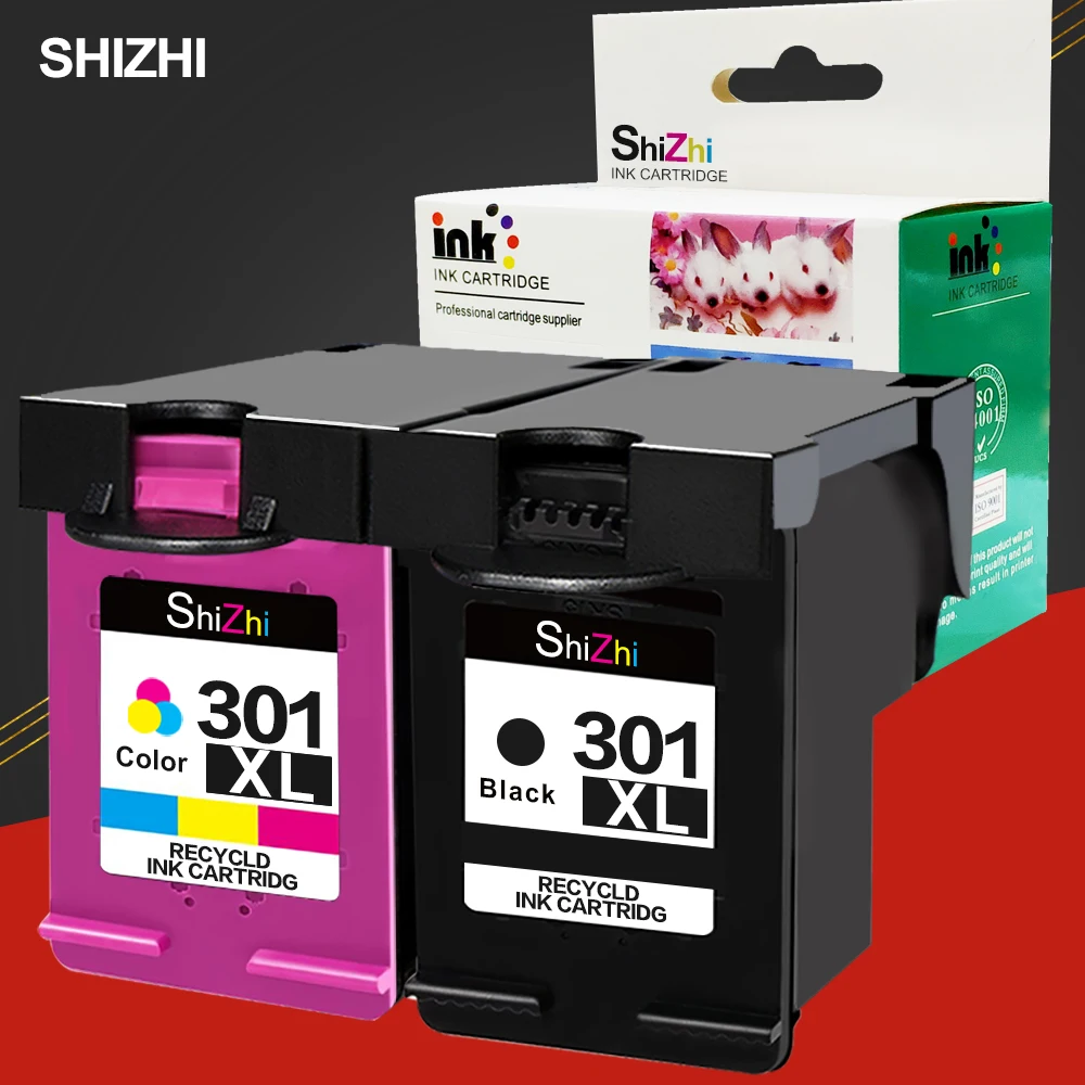 SHIZHI восстановленные чернильные картриджи HP 301XL 301 xl для Deskjet 1050 2050 2050s 2510 2540 3050 Envy 4500