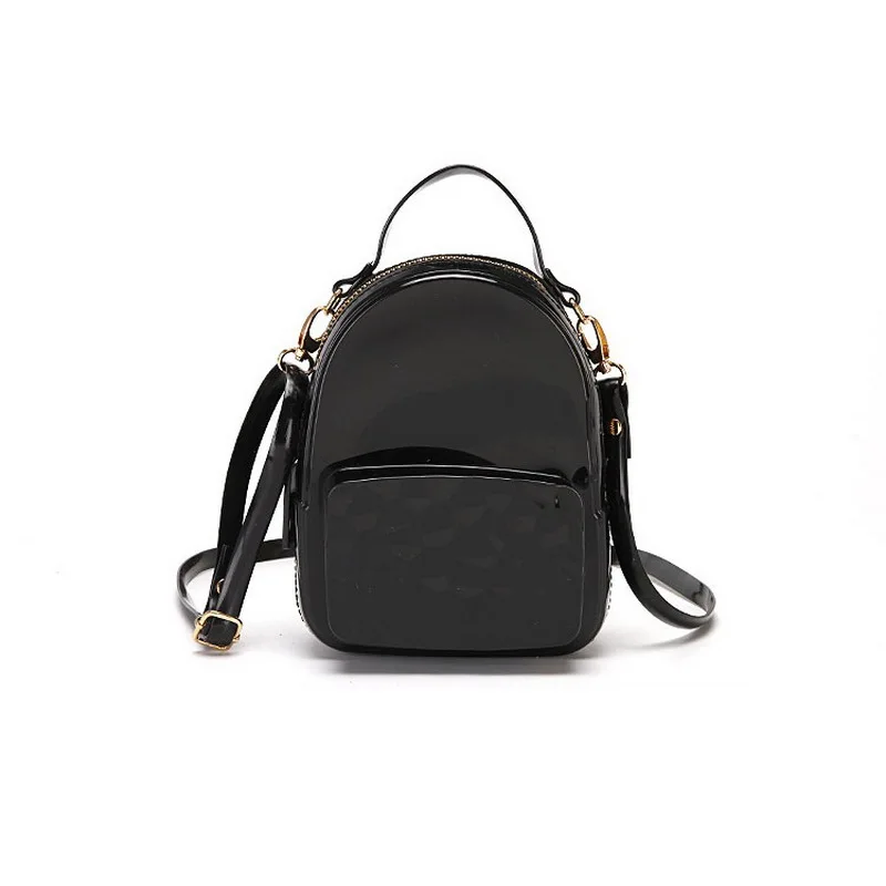 

New Fashion Transparent Jelly Backpack Women Summer Small Mini Shoulder Backpack Girls Cute Holiday Travel Bag Sea Beach Bag