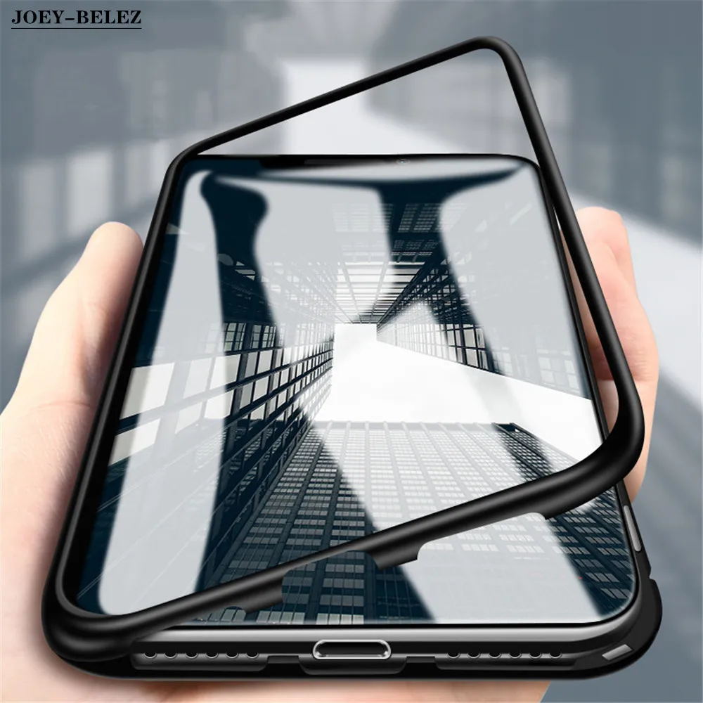 

Magnetic Adsorption Case for Huawei P30 P20 Pro Mate 10 20 lite Metal phone Case Honor 10 Lite 8X Play Nova 3i 4 Y9 2019 Fundas