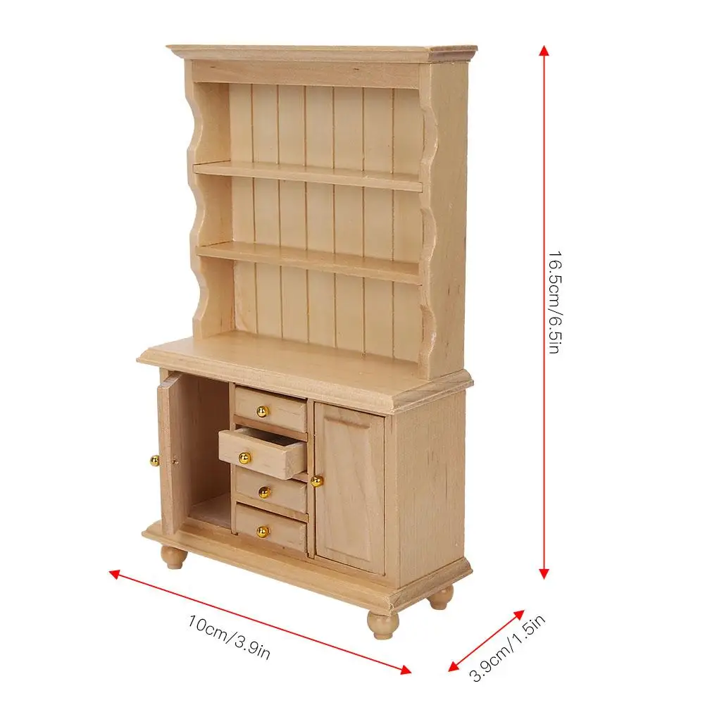 Деревянный кукольный домик, мебель для 1:12, кукольный домик, мини, три слоя, украшение шкафа, имитирующая мебель для маленьких детей, игрушка для ролевых игр