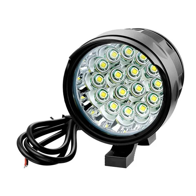 Best Offers 12V-85V DC 3-16 XML T6 LED Electric Bicycle Bike Ultra bright Waterproof 3000-16000LM Powerful Headlight Motorcycle Light