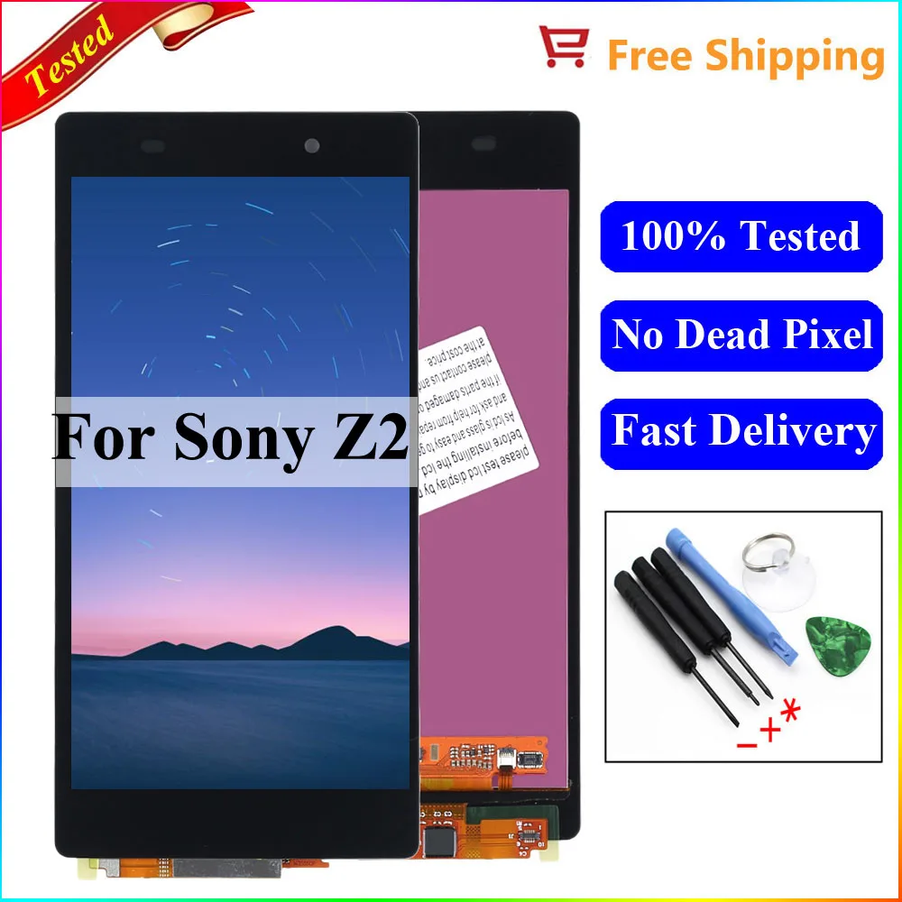 5.2" For Sony Xperia Z2 lcd L50W D6503 D6502 LCD Display Touch Screen