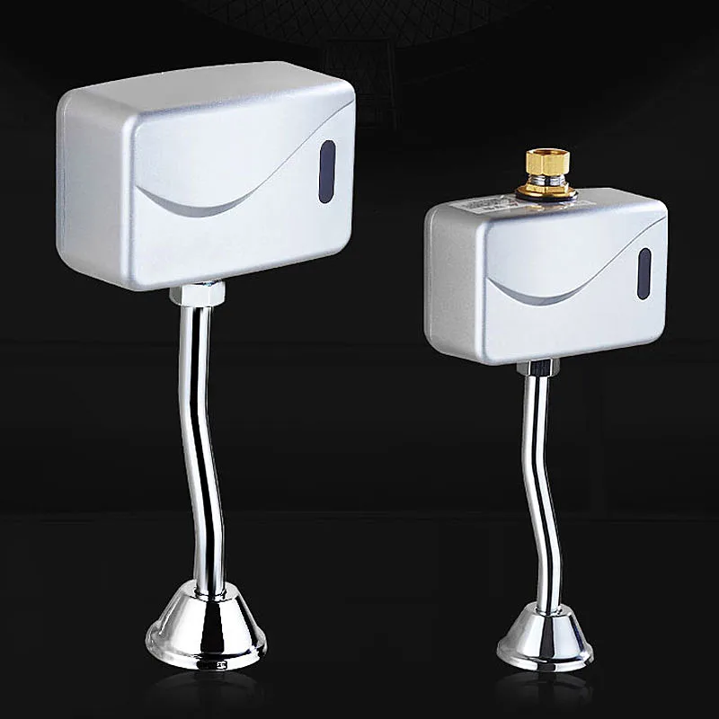 Wall Mounted back/top spud into water urinal flusher,Toilet smart wall