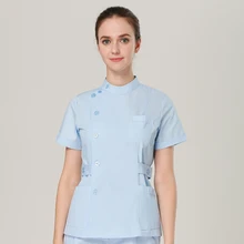 Костюм для медсестры Сплит летний костюм с короткими рукавами, стоматолог платье Набор для ухода за волосами аптека одежда комбинезоны для девочек доктор Костюм