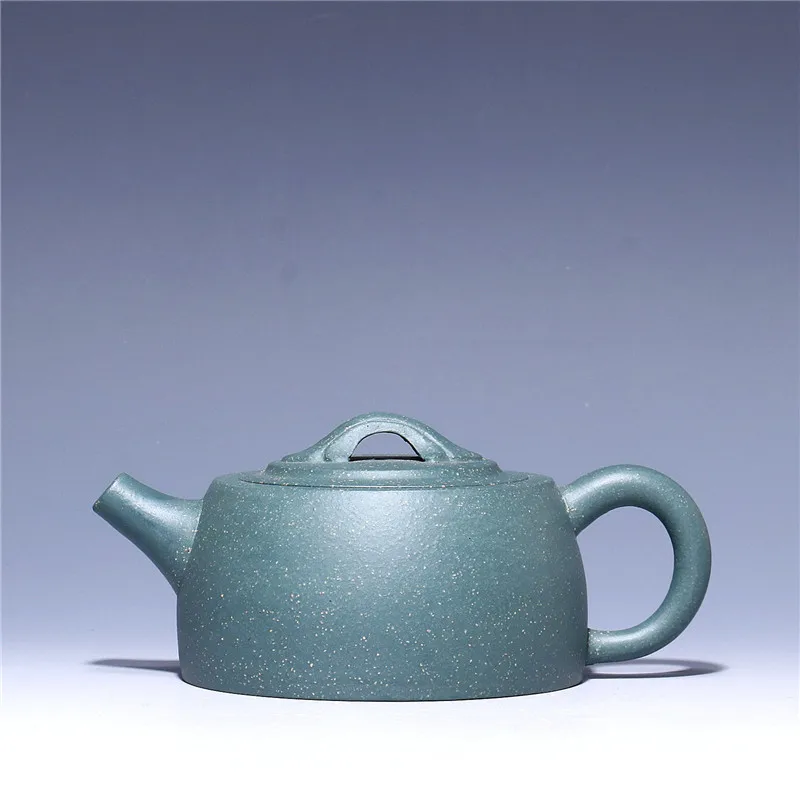 

210ML Yixing Authentic Purple Clay Teapot Office Kung Fu Tea Set Raw Ore Wishful Jinglan Pot Drinkware Zisha Tieguanyin Kettles