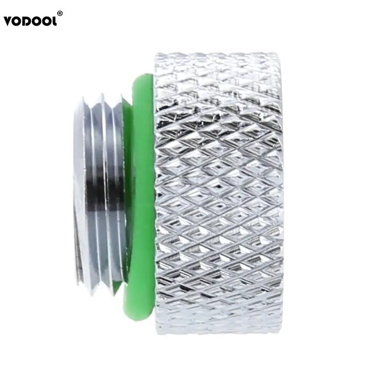 G1/4 Thread Vent Valve Auto Exhaust Chrome Plated Connector Plug 18mm Diameter for PC Water Cooling System Computer Components