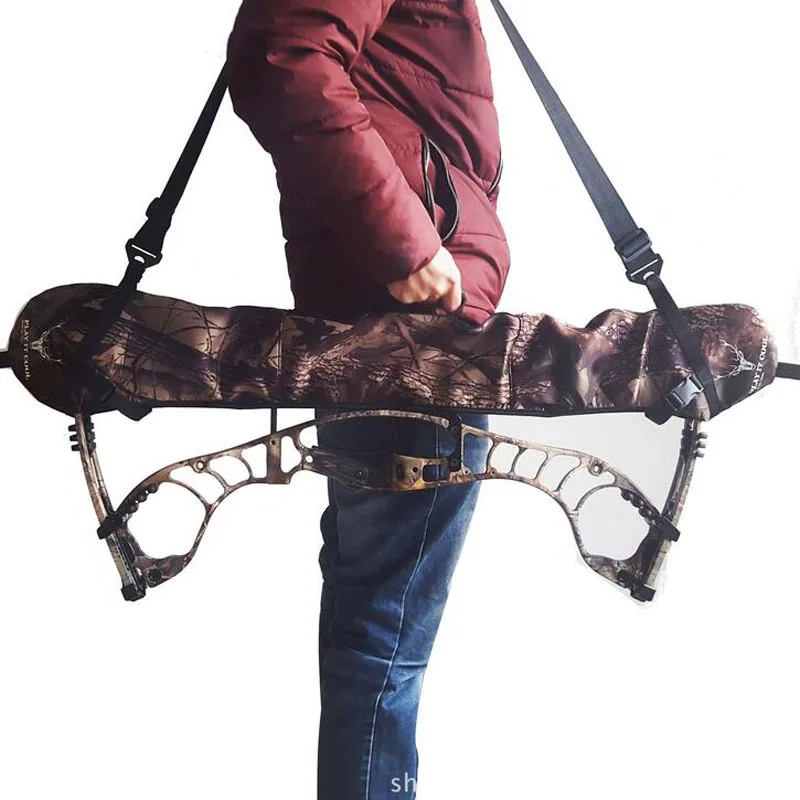 Compound Bow Sling Bag Strings Cable Case Bow Case Cover Holder Outdoor Hunting 