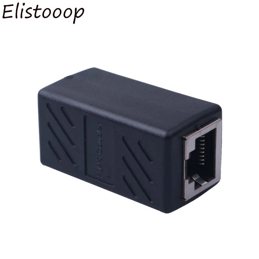 Elistooop высокое качество RJ45 Женский к женскому CAT6 сети Ethernet LAN разъем адаптера Муфта