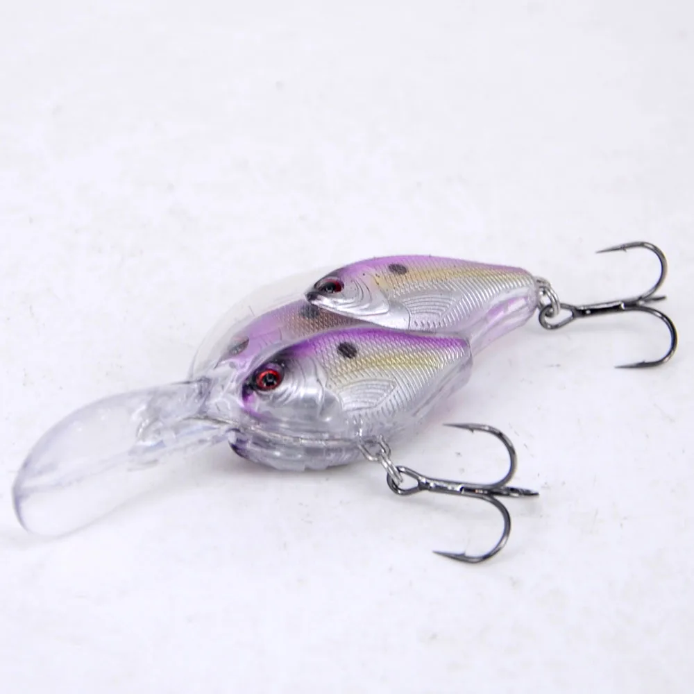 

1PCS Super Quality 5 Colors 6.5cm 18g Hard Bait Fishing lures Crankbait Fresh Salt water 4# treble hook Fishing Tackle