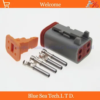 

Deutsch DT06-4S 4 Pin female Engine/Gearbox waterproof electrical connector for car,bus,motor,truck,boats,etc.