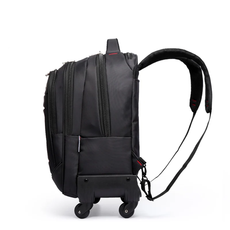 suitcase with wheels and backpack straps