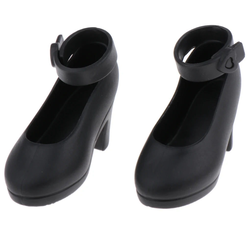 Fashion 1/4 BJD Shoes Plastic Jelly Sandals High Heel Shoe for Supper Dollfie PB Kurhn Jointed Doll Clothing Accessory, 3 Colors