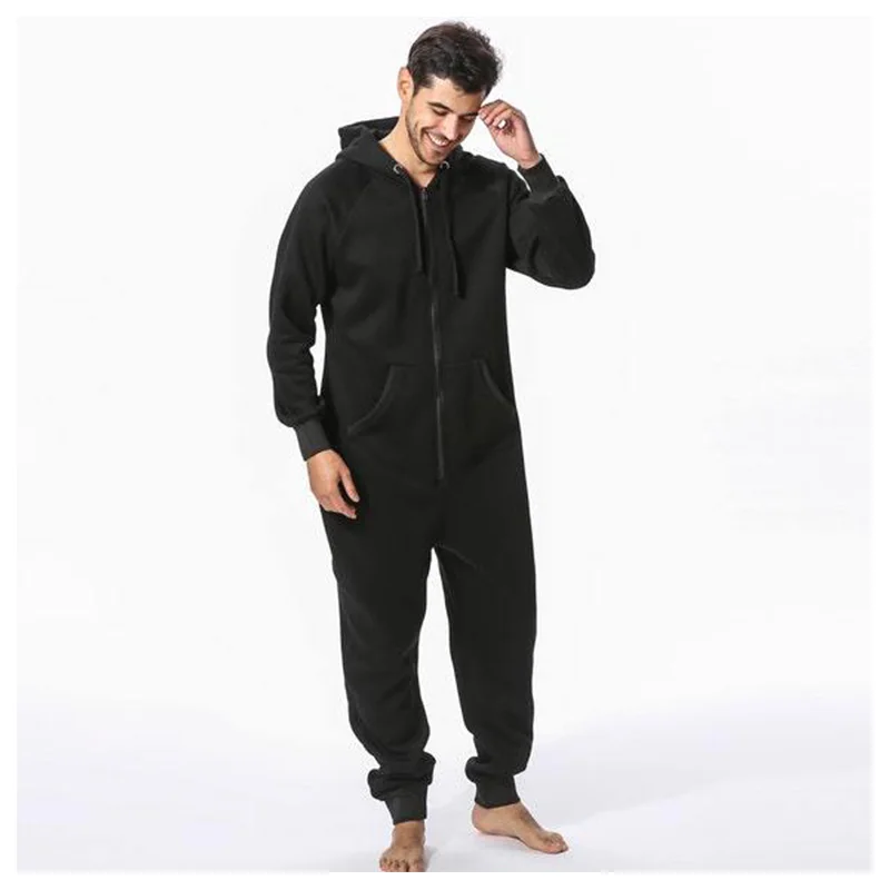 Centuryestar Tmall качественная Пижама Hombre Invierno с капюшоном Combinaison Pyjama Homme Hiver цельная Пижама для взрослых мужчин