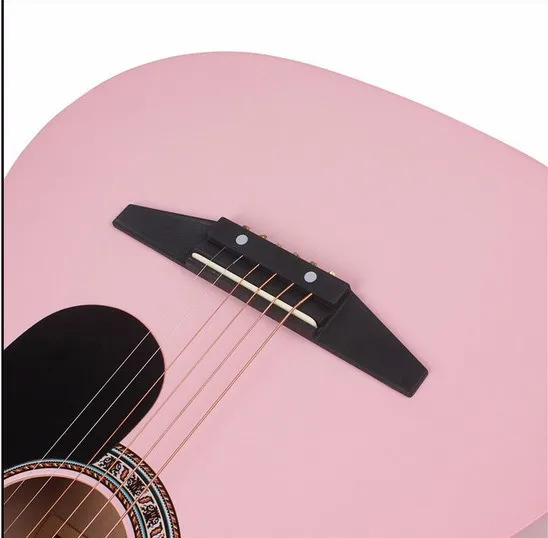 2017 Gemstar народная гитара акустическая гитара 38-дюймов в разрезе Акустическая гитара начинающих Гитары посвященный