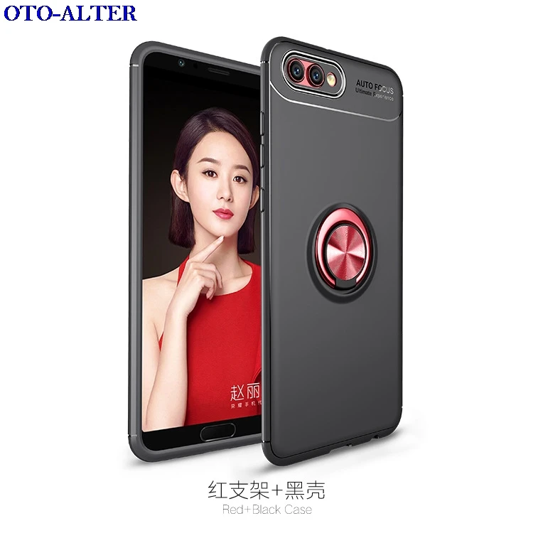 OTO-ALTER luxury ring holder adorption case for Huawei Honor V10 case anti-knocking with 6 colors available