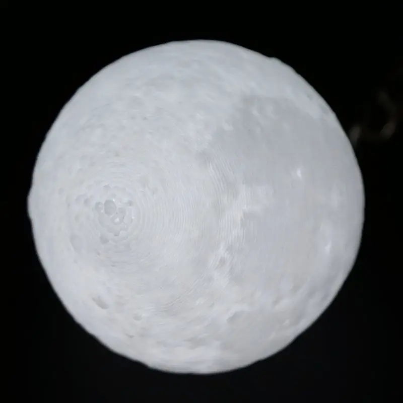 

Moon Shape Luminous Keychain Nightlight 3D Printing Creative Moonlight Gifts