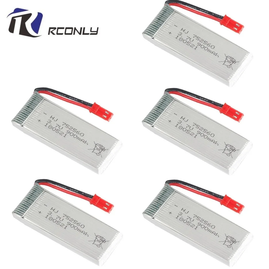 900mah 3 7 V lipo батарея для 8807 8807W A6 A6W M68 Rc Quadcopter запасные части Аксессуары дроны v 752560 1 5