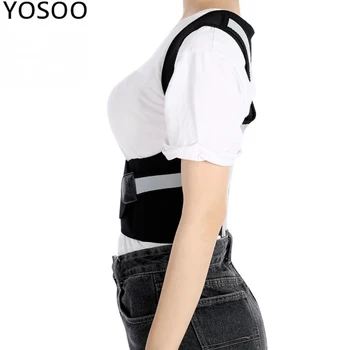 

Adult Kid Shoulder Back Brace Posture Corrector Kyphosis Correction Lumbar Support Belt
