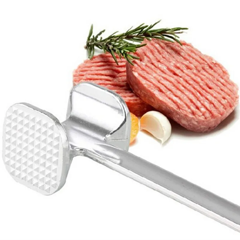 Горячая алюминиевый двухсторонний мясной молоток Tenderizer говяжий куриный стейк поркс молоток pouners прямая покупка