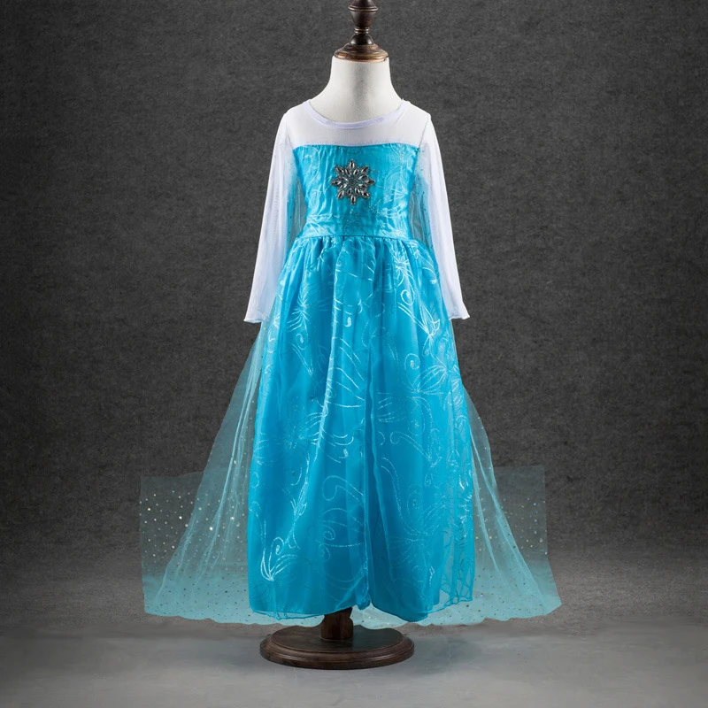 Snow Queen Elsa Dresses and Princess Anna Elsa Dress for Girls | Cosplay Vestidos | Perfect for Birthday Parties | Kids Girls Clothing | Elsa Set image 2