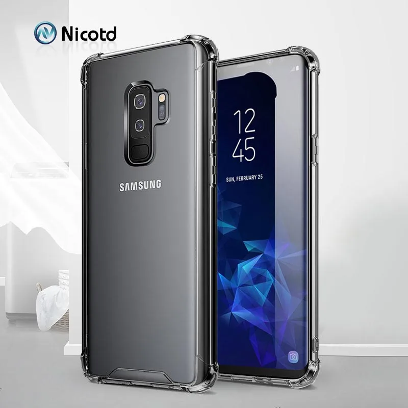 for Samsung Galaxy S10e S10plus TPU Clear Phone Case for Galaxy S9 Note 9 A8s A6s A8 J6 J4 2018 Soft Silicone Phone Back Cover  (6)