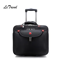 Letrend Business Oxford Rolling Luggage Casters 18 inch Men Multifunction Carry On Wheels Suitcases Trolley Bag Travel Bag Trunk letrend oxford rolling luggage casters business computer trolley 18 inch carry on luggage wheels suitcases travel bag men trunk
