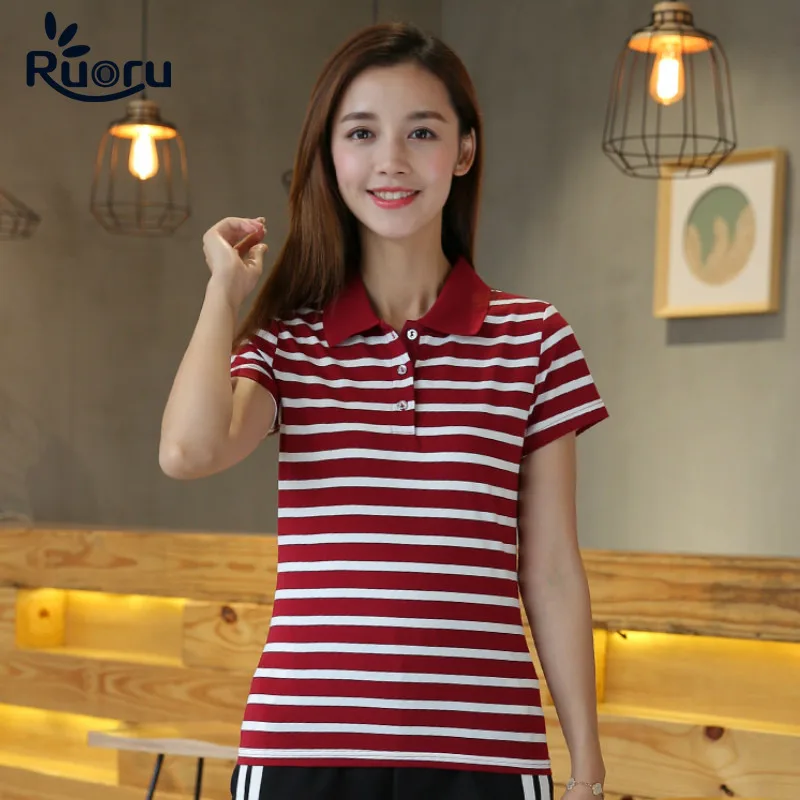 korean polo stripes