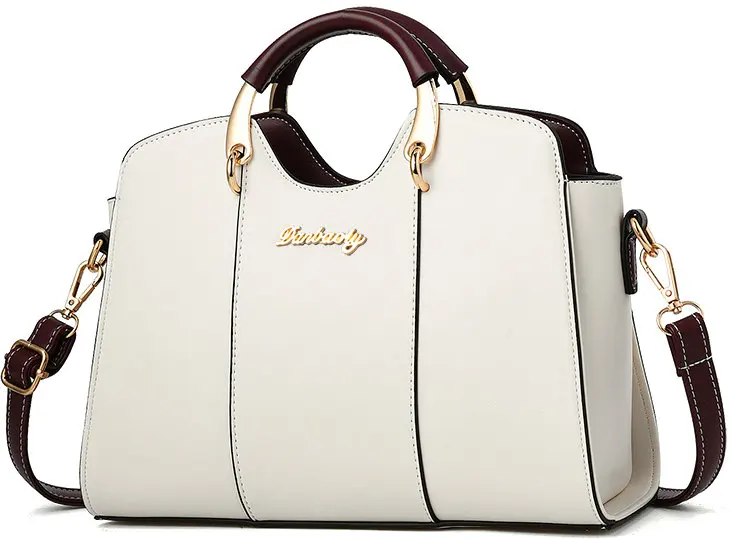 Белая сумка, элегантная сумка через плечо, женские дизайнерские сумки, высокое качество, искусственная кожа, женские ручные сумки, сумка через плечо для женщин - Цвет: white bag