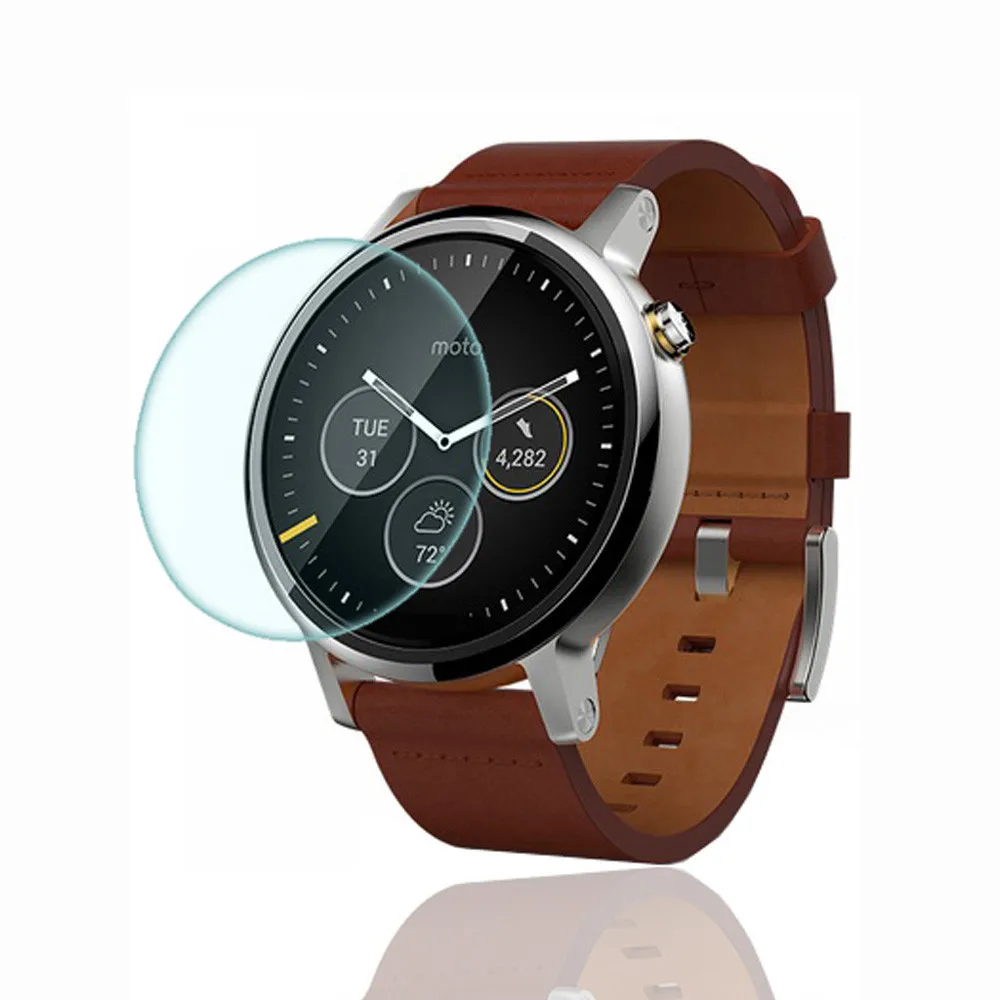 Для Motorola Moto 360 2nd 46 мм закаленное стекло ЖК-экран Защитная пленка Смарт-часы для