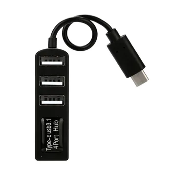

Mokingtop Type-C To 4-Port USB 3.0 Hub USB 3.1 Adapter For PC High Efficiency Hot Sell Drop Shipping 25