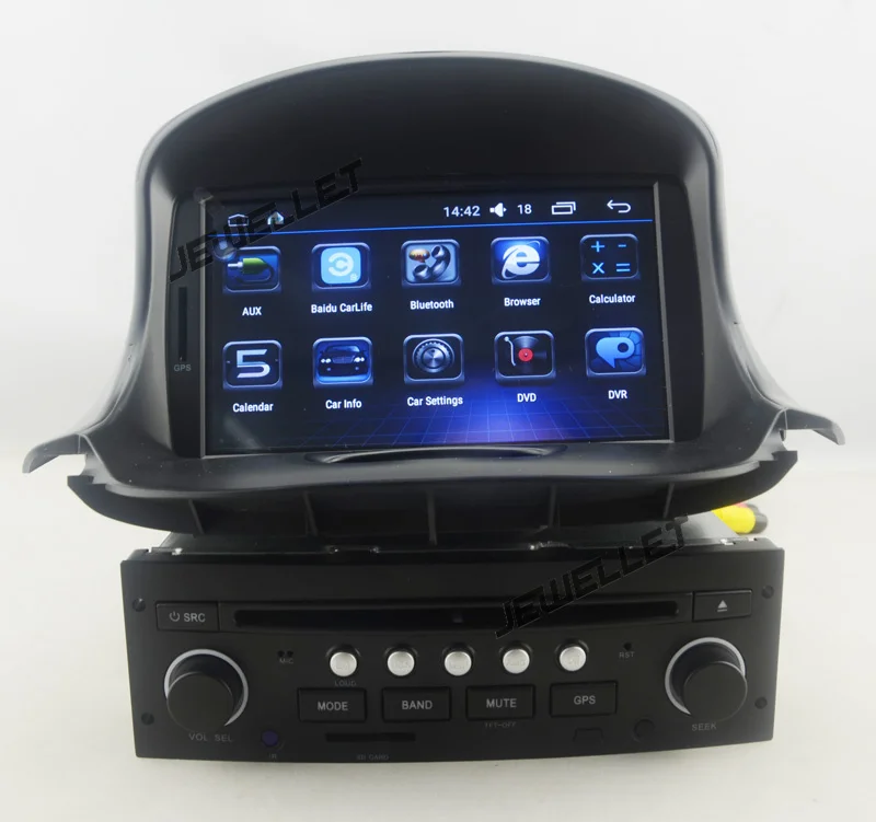 

Quad-core Android 6.0 Car DVD GPS radio Navigation for Peugeot 206 2004-2008 with 4G/Wifi DVR OBD mirror link 1080P