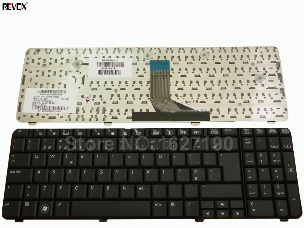 

Po Portuguese Keyboard Laptop For HP CQ61 G61 BLACK PN: 0P6 NSK-HA606 9J.N0Y82.606 AE0P6T00310 Notebook Replacement keyboards