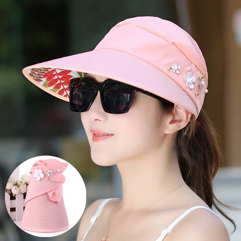 fashion leisure sun hat female summer sunhat big brim sunscreen women hat fold lady hats