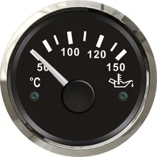 1 шт. 52 мм Датчик температуры масла датчик температуры топлива 12 В/24 В подходит для авто лодки с датчиками черный