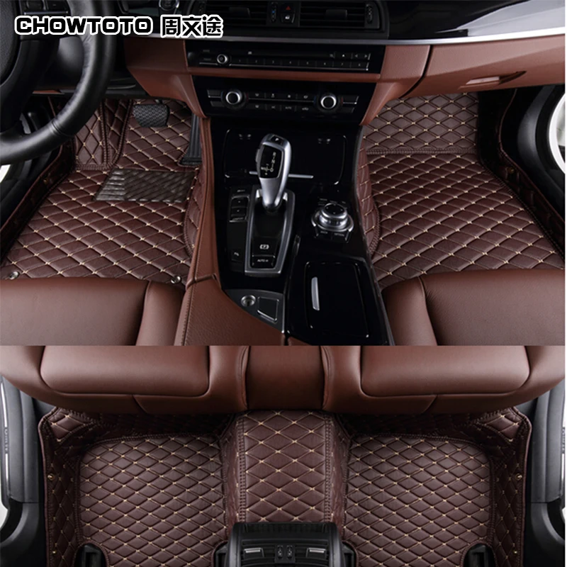 CHOWTOTO AA специальные коврики на заказ для Mitsubishi Pajero 5 мест прочный нескользящий