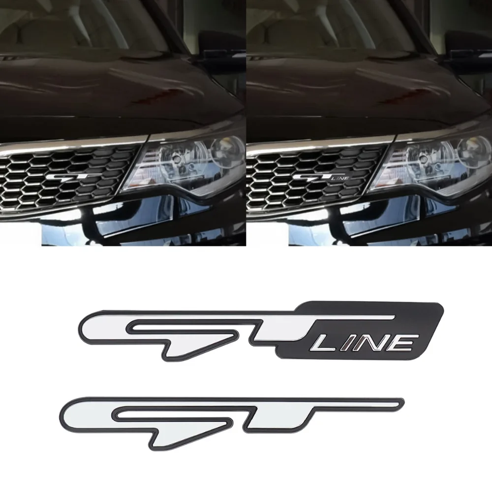 

For Kia Ceed Rio Sportage K3 K4 K5 Ceed Sorento Cerato Optima 2015 2016 2017 GT Line GT Stereo 3D Car Sticker 1-20Pcs Decorative