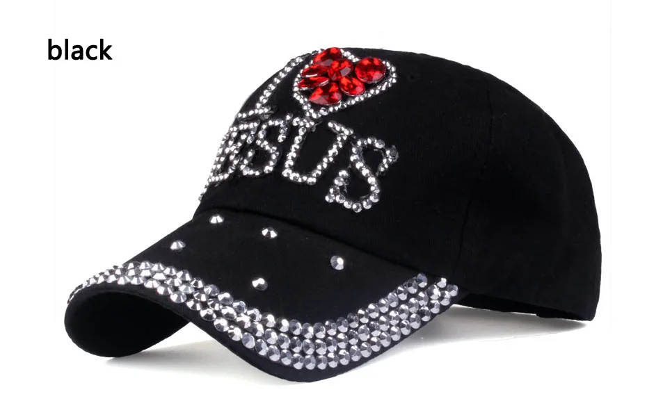 [YARBUU] бейсболки модная Высококачественная шапка для женщин с надписью JESUS, регулируемая хлопковая кепка, стразы, джинсовая кепка
