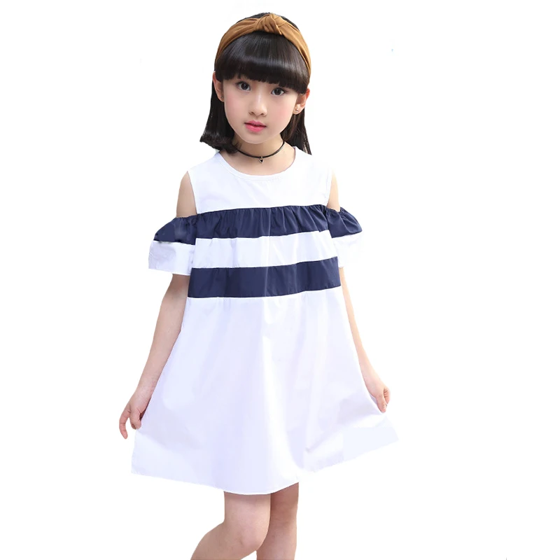 

Baby Girl clothes Dress Summer Fashion strapless princess Dress 3-12 Girl Sweet Clothing Birthday Party Dress baby Casual Wear
