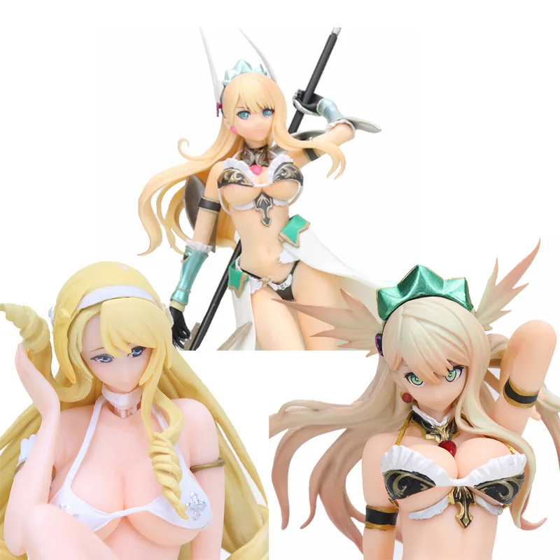 

25cm Anime bikini warriors pvc Figurine Girls Valkyrie Fighter Action Figure 1/7 Collection Model Doll