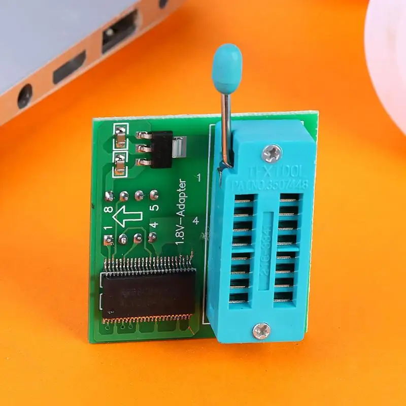1 8 V адаптер SPI Flash SOP8 DIP8 W25 MX25 программисты материнская плата|Аксессуары для