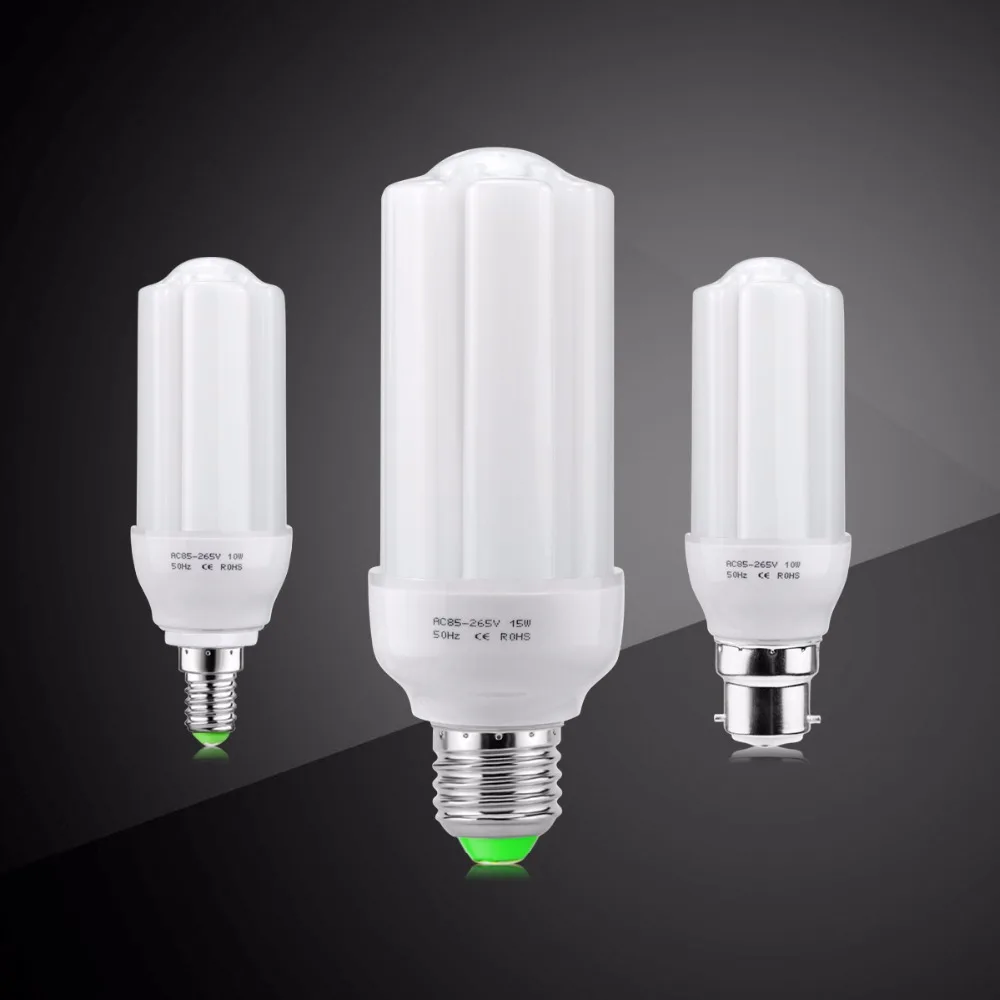 Constant Current AC85 265V 110V 220V LED Lamp E27 E14 B22 PC Lampshade