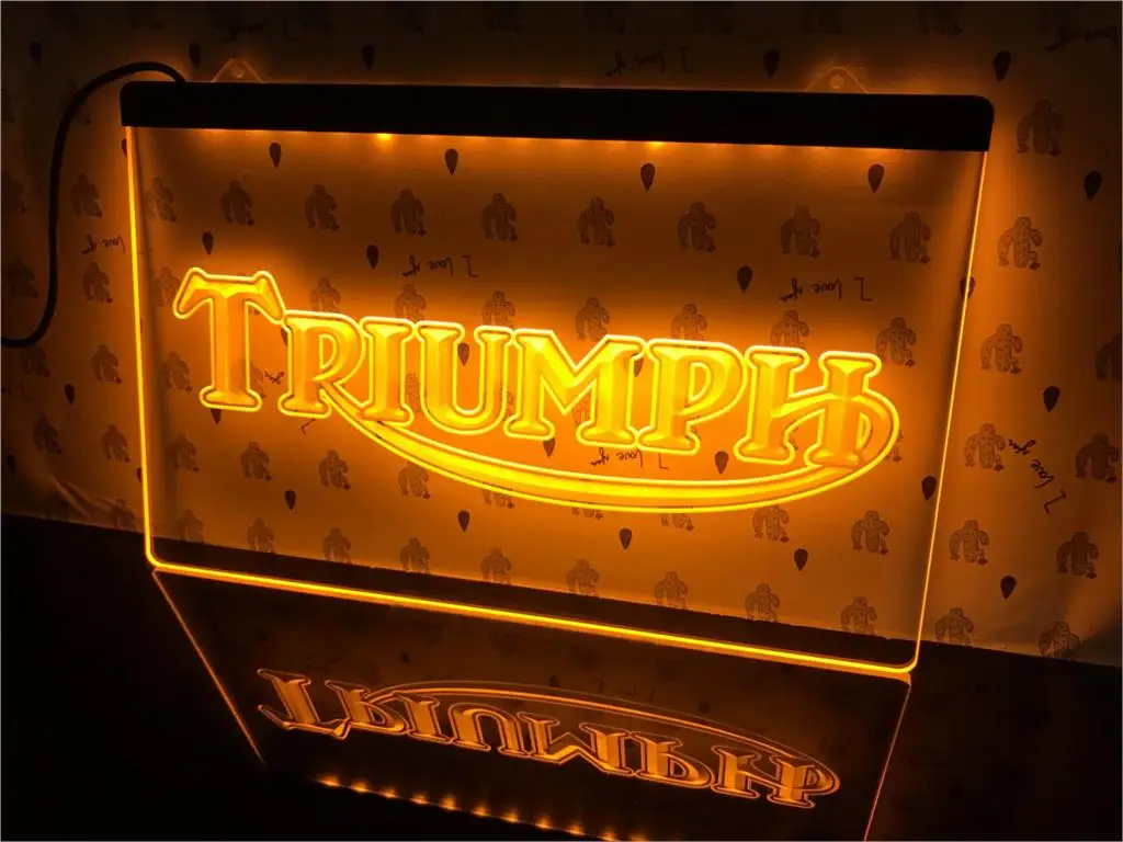 D051 светодиодная подсветильник ка для ремонта мотоциклов Triumph|Таблички и знаки| |