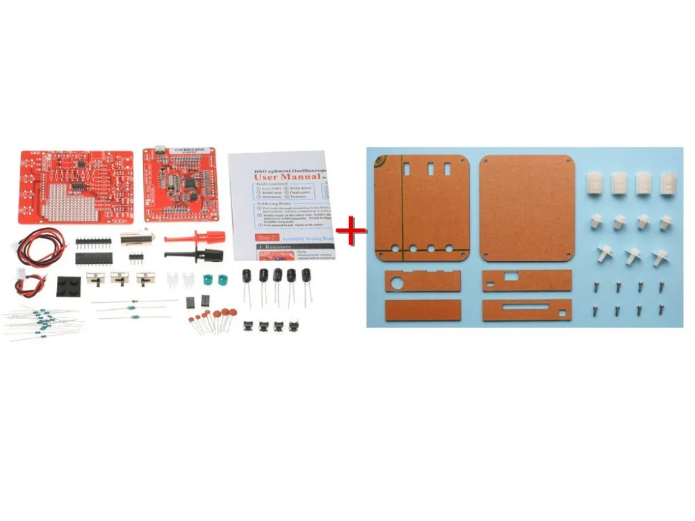 2018 Новый DSO138 Мини цифровой осциллограф DIY Kit SMD части логического анализатора