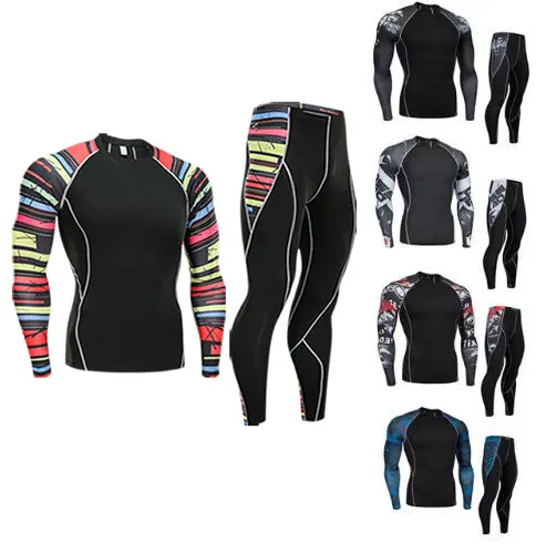 Men's compression suit Quick drying tights Men's