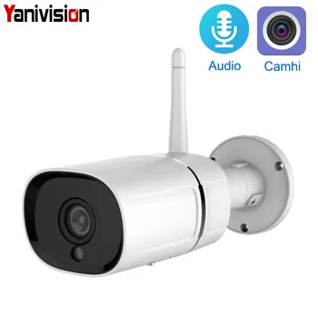 

1080P WiFi IP Camera Audio Recording 2MP Wi-Fi Wireless Network Camera P2P Outdoor Bullet Motion Detection Wifi Camara Cam ONVIF